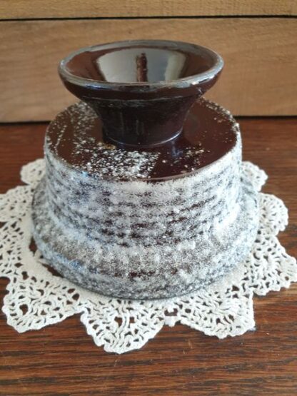 Bruin vintage bloempotje - Afbeelding 2
