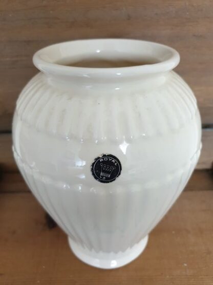 Vintage witte vaas - Afbeelding 2