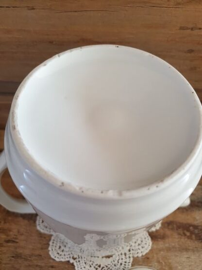 Wit porseleinen vintage koffiekan - Afbeelding 2