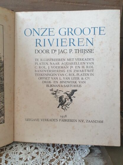 Boek "onze groote rivieren" - Afbeelding 2