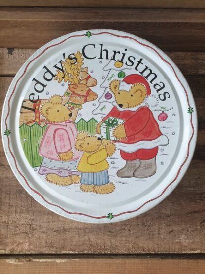 Vintage koektrommel Teddy's Christmas - Afbeelding 2