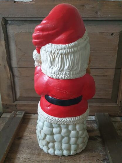 Grote vintage stenen kerstman - Afbeelding 4
