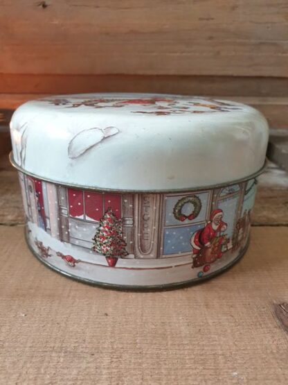 Vintage koektrommel kerst - Afbeelding 3