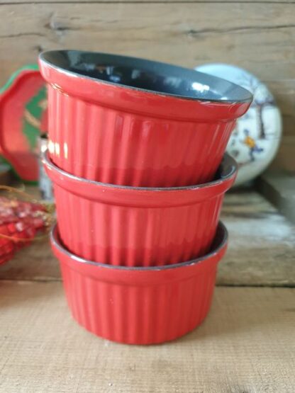 Franse soufflé schaaltjes rood