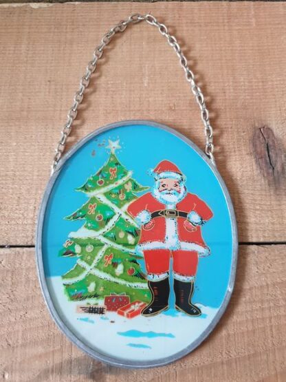Vintage raamhanger kerst