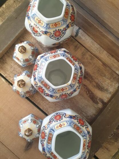 Kaststel Imari Ware Japan porselein - Afbeelding 3
