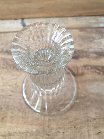 Vintage glazen kandelaar - Afbeelding 3