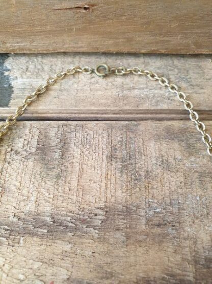 Vintage ketting groen goud - Afbeelding 5