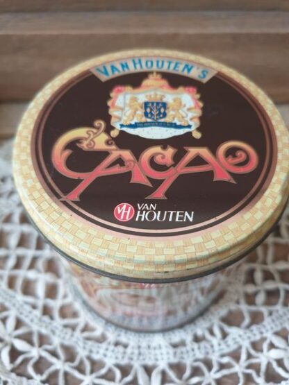 Vintage blikje cacao Van Houten - Afbeelding 2