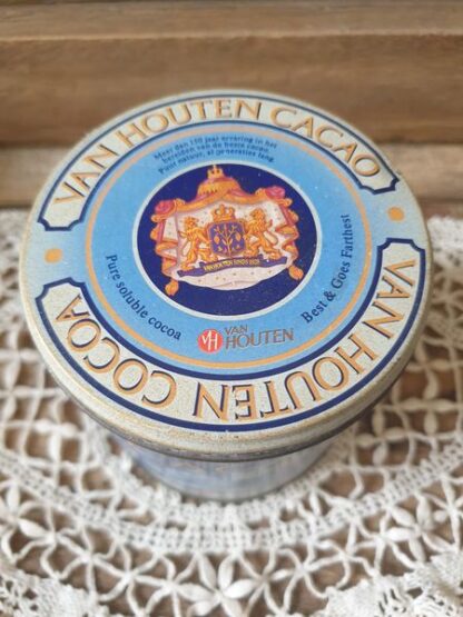 Vintage blikje cacao Van Houten - Afbeelding 2