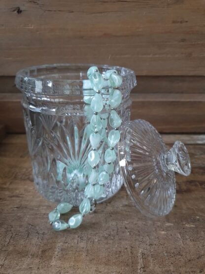 Vintage glazen voorraadpot - Afbeelding 3