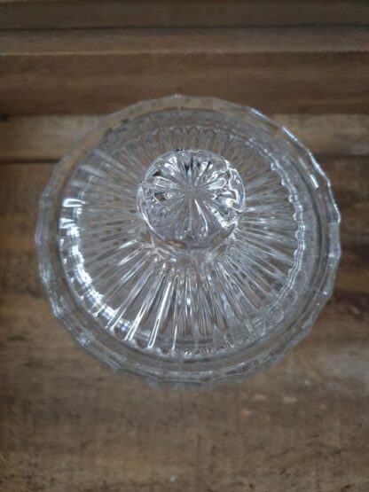 Vintage glazen voorraadpot - Afbeelding 2