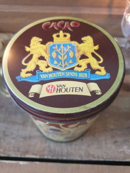 Vintage blik cacao Van Houten - Afbeelding 2