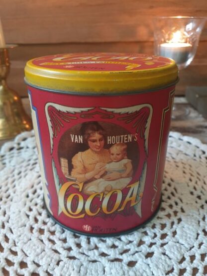 Vintage blikje Van Houten Cacao