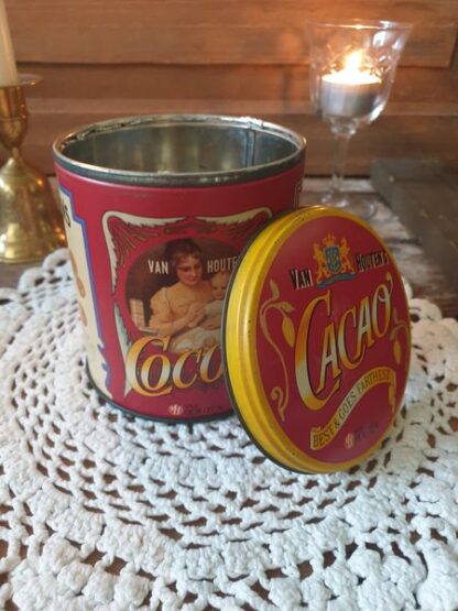 Vintage blikje Van Houten Cacao - Afbeelding 3