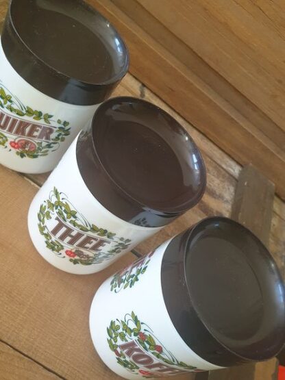 Vintage voorraadpotten Douwe Egberts - Afbeelding 2