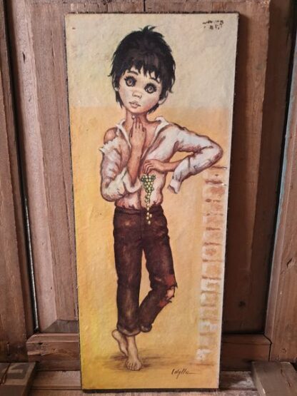 Vintage afbeelding "big eyes" Idylle