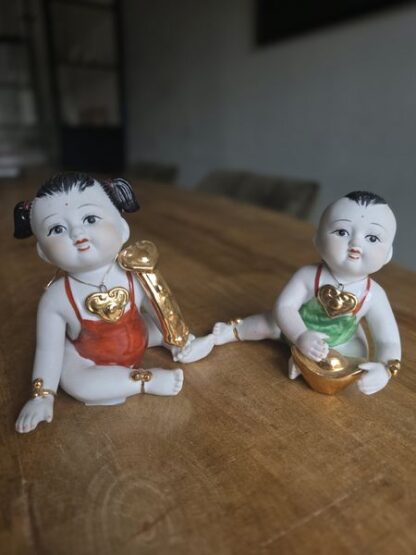 Vintage kleurrijke beeldjes