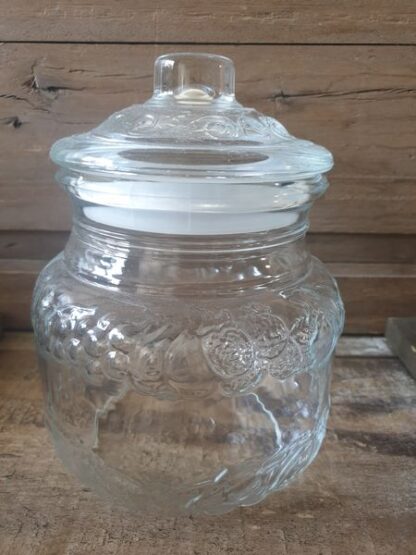 Vintage glazen snoeppot