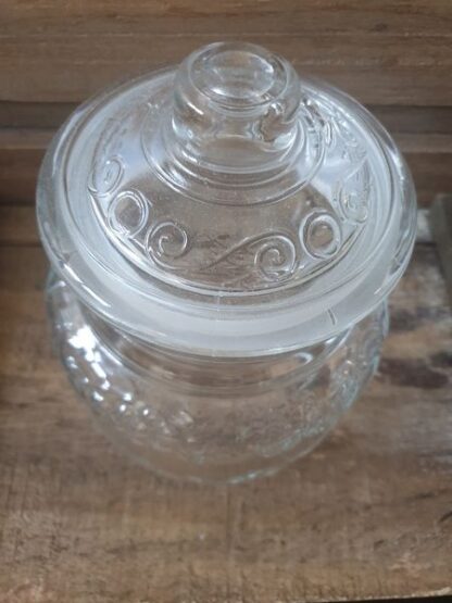 Vintage glazen snoeppot - Afbeelding 2