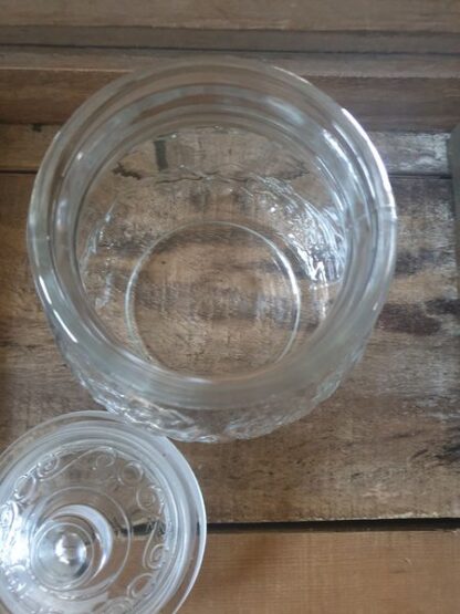 Vintage glazen snoeppot - Afbeelding 3