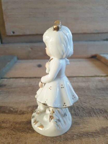Vintage beeldje meisje met hondje - Afbeelding 4