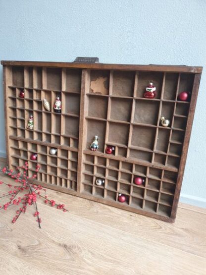 Oude Franse letterlade / letterbak