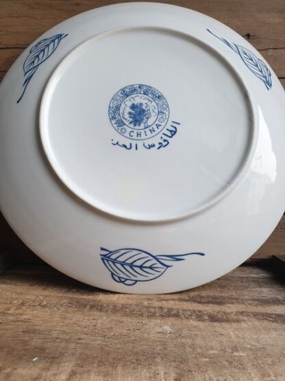 Groot Chinees bord pauw - Afbeelding 3