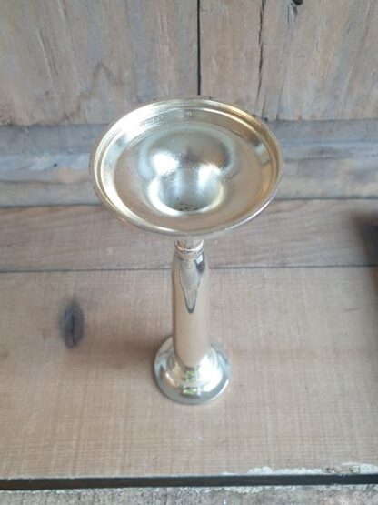 Vintage kandelaar verzilverd - Afbeelding 2
