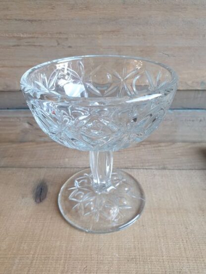 Vintage glazen bonbonschaal - Afbeelding 3