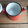 Vintage emaille ketel rood - Afbeelding 2