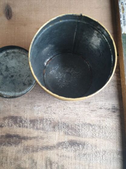 Oud geel blik koffie - Afbeelding 3