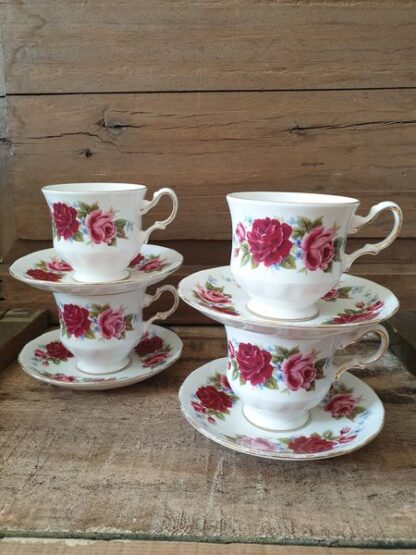 Vintage kop en schotels Queen Anne