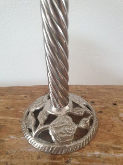 Vintage metalen waxinelichthouder - Afbeelding 2