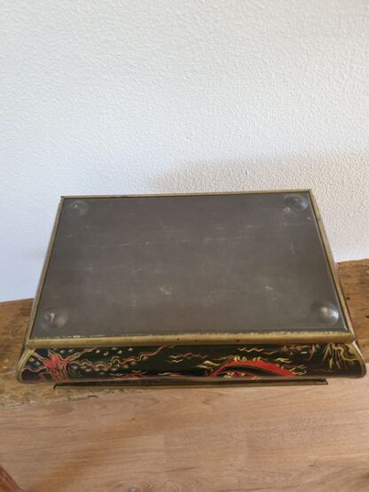Groot vintage rechthoekig Japans blik - Afbeelding 3