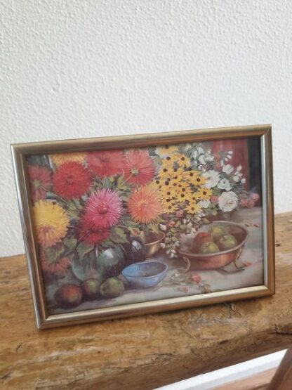 Vintage fotolijstje bol glas