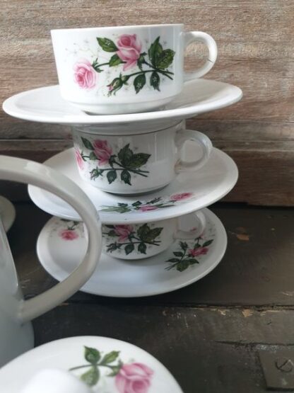 Vintage servies Villeroy & Boch roosjes - Afbeelding 4