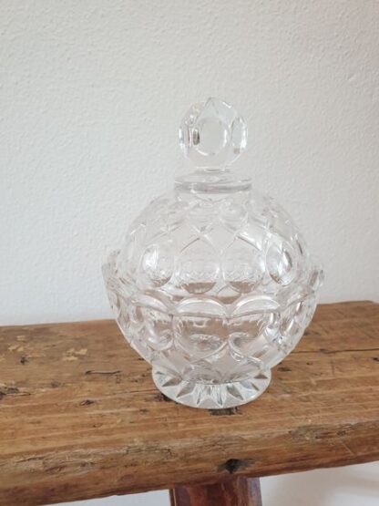 Vintage glazen bonbonschaal