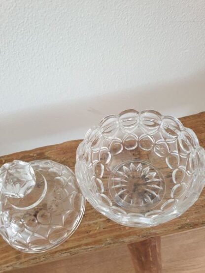 Vintage glazen bonbonschaal - Afbeelding 3