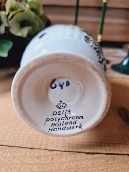 Vintage vaas Delft polychroom - Afbeelding 2