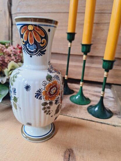 Vintage vaas Delft polychroom - Afbeelding 3