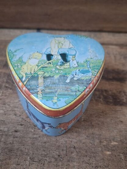 Vintage blikje hart - Afbeelding 3