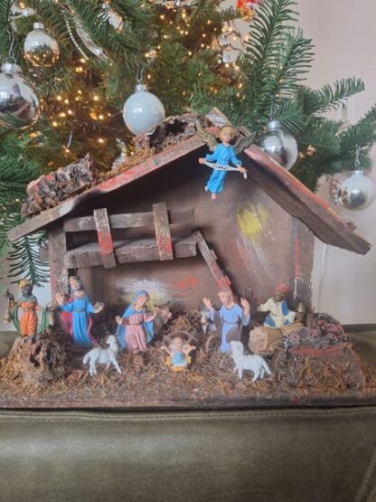 Vintage kerststal