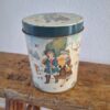 Vintage blikje winter