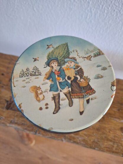 Vintage blikje winter - Afbeelding 2