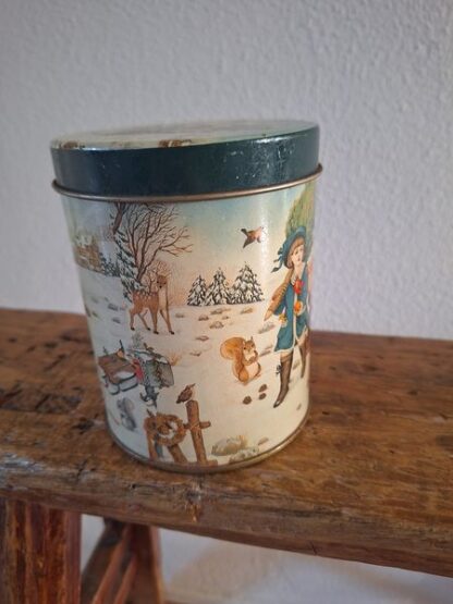 Vintage blikje winter - Afbeelding 3