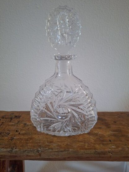 Vintage glazen karaf - Afbeelding 4
