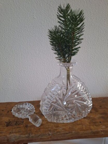 Vintage glazen karaf