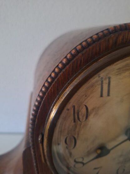 Vintage pendule tafelklok hout - Afbeelding 2