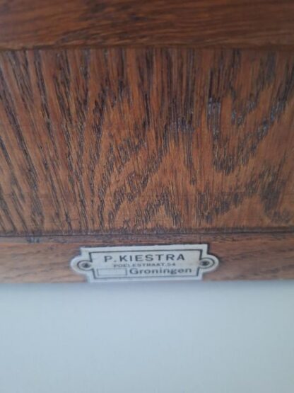 Vintage pendule tafelklok hout - Afbeelding 4